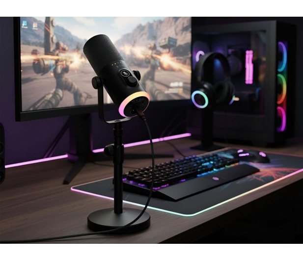 MOZOS GM-ONE-BK dynamiczny mikrofon studyjny USB-C i XLR - 1370682 - zdjęcie 7